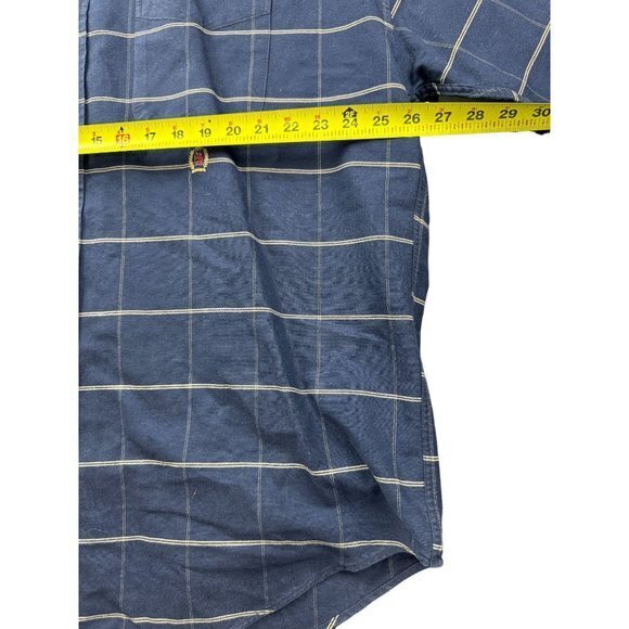 TOMMY HILFIGER BLUE BUTTON UP SHIRT SIZE XL | K1 - Picture 4 of 5